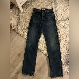 NWT Agolde 90s pinch waist, color portrait. Size 24